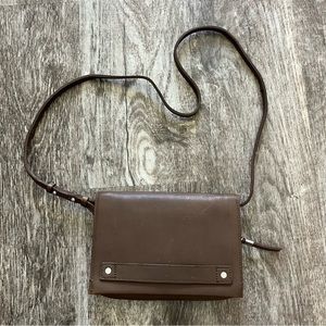 Madewell Morgan Crossbody Brown Leather